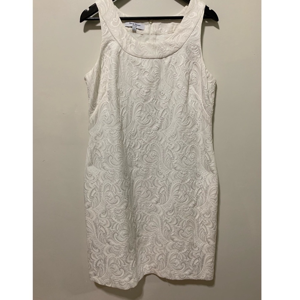 Textured Cream Summer Dress